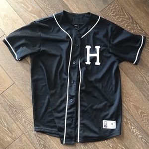 HUF HARLEM BASEBALL JERSEY SMALL